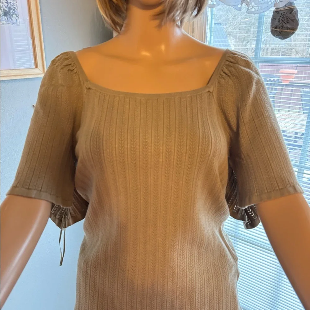 Catherine Malandrino Short Sleeve‎ Sweater SZ MED NWT